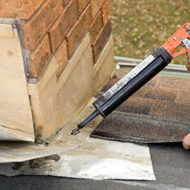 Damaged or missing roof flashing