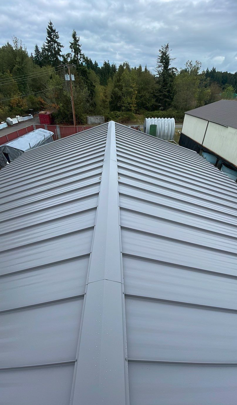 NWFSC Manchester Research Station completed roof photo
