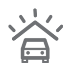 Worn roof replacement icon