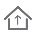 Home value roof replacement icon